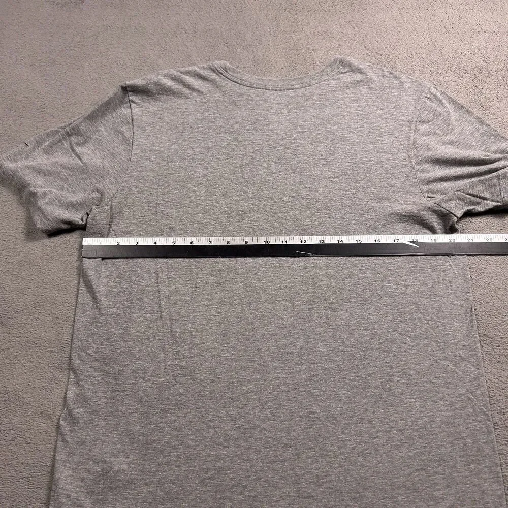 Nike T-Shirt Men's L Pittsburgh Steelers NFL Football Gray Athletic Cut